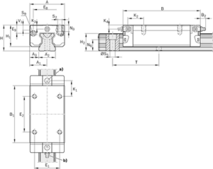 Afmetingen lange blokwagen KWD-030 -SLS-C1-N-1